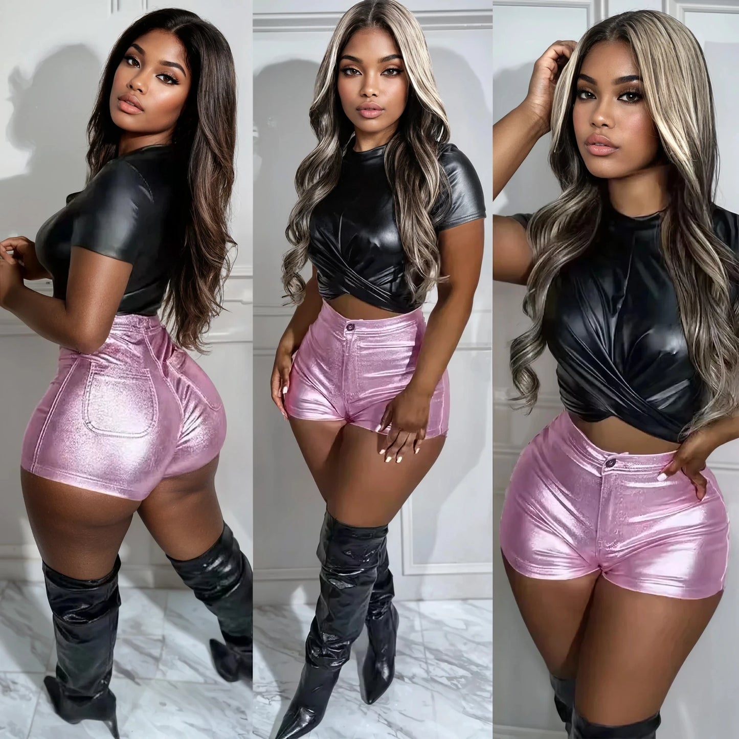 Sexy Solid Color Shorts