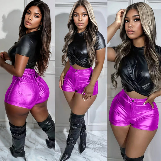 Sexy Solid Color Shorts