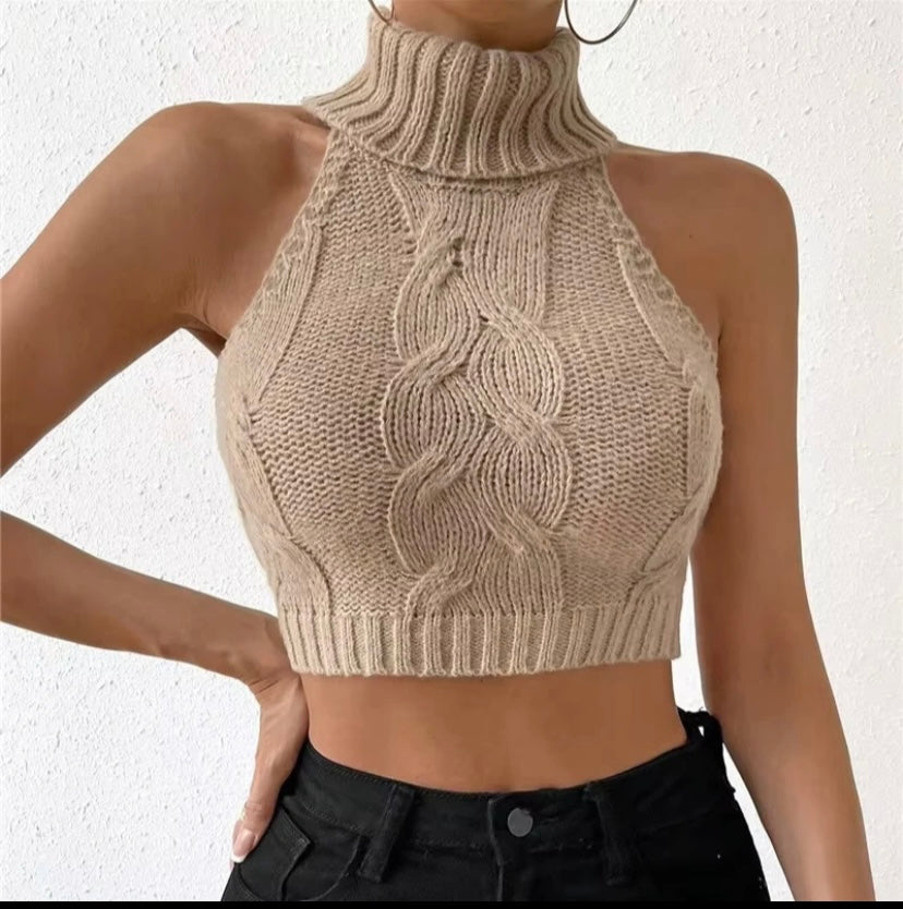 Lady Night Out Cropped Sweater